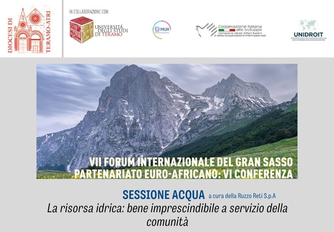 VII Forum internazionale del Gran Sasso: sessione Acqua a cura della Ruzzo Reti